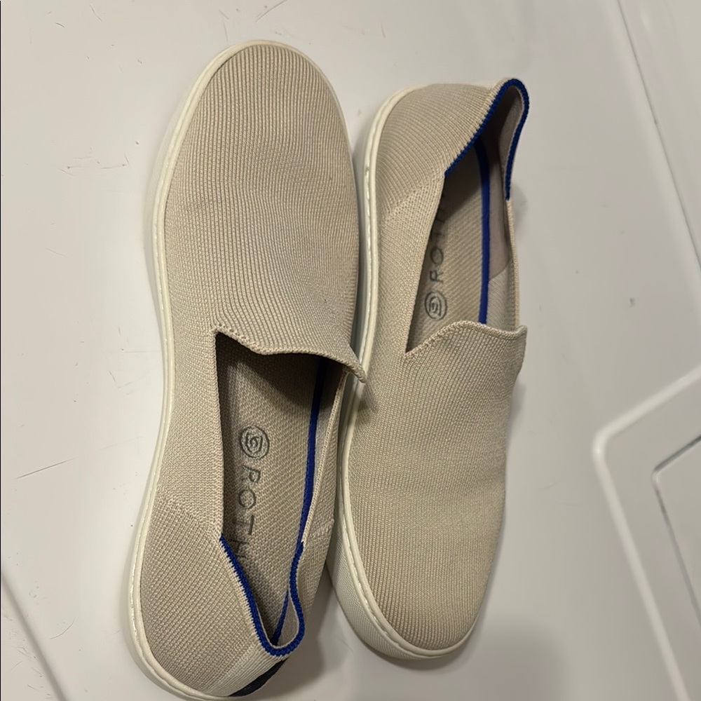 Rothy's Men's Beige Slip-On Shoes